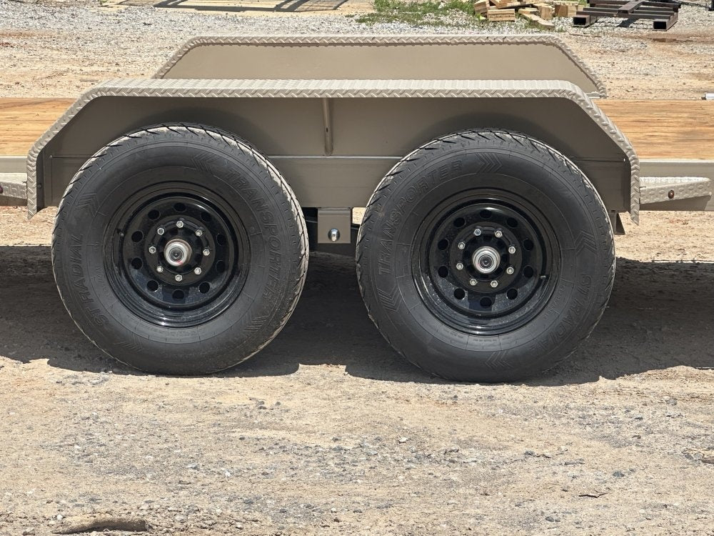 22' ERH Equipment Trailer (2) 7K Axles, Stand Up Ramps - Equipment Trailers - Stryker Dealership Group