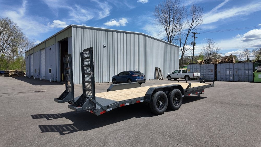 22' H6 Bumper Pull 7K Axles 2' Dovetail - Equipment Trailers - Stryker Dealership Group