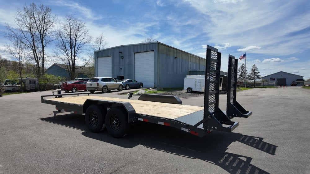 22' H6 Bumper Pull 7K Axles 2' Dovetail - Equipment Trailers - Stryker Dealership Group