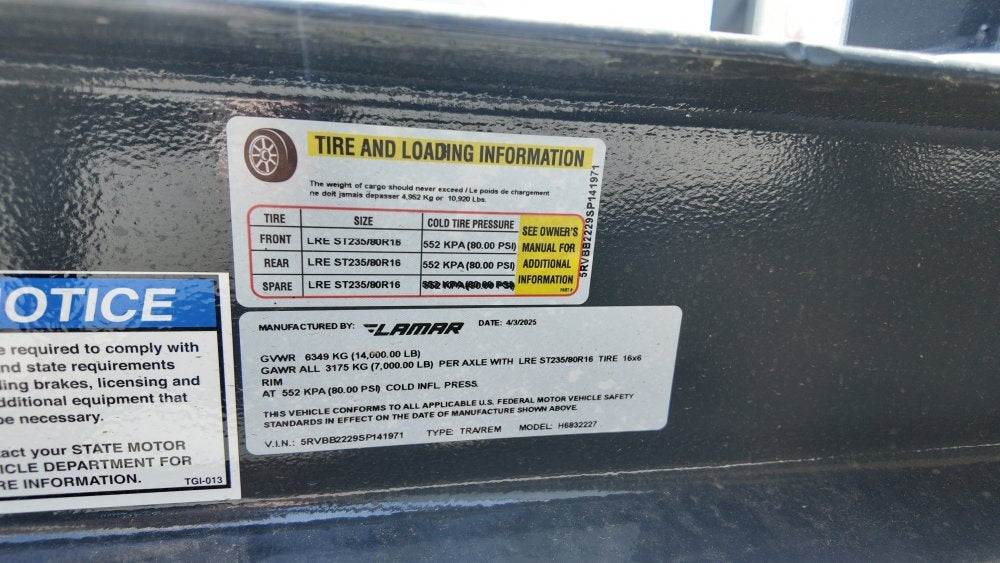 22' H6 Bumper Pull 7K Axles 2' Dovetail - Equipment Trailers - Stryker Dealership Group