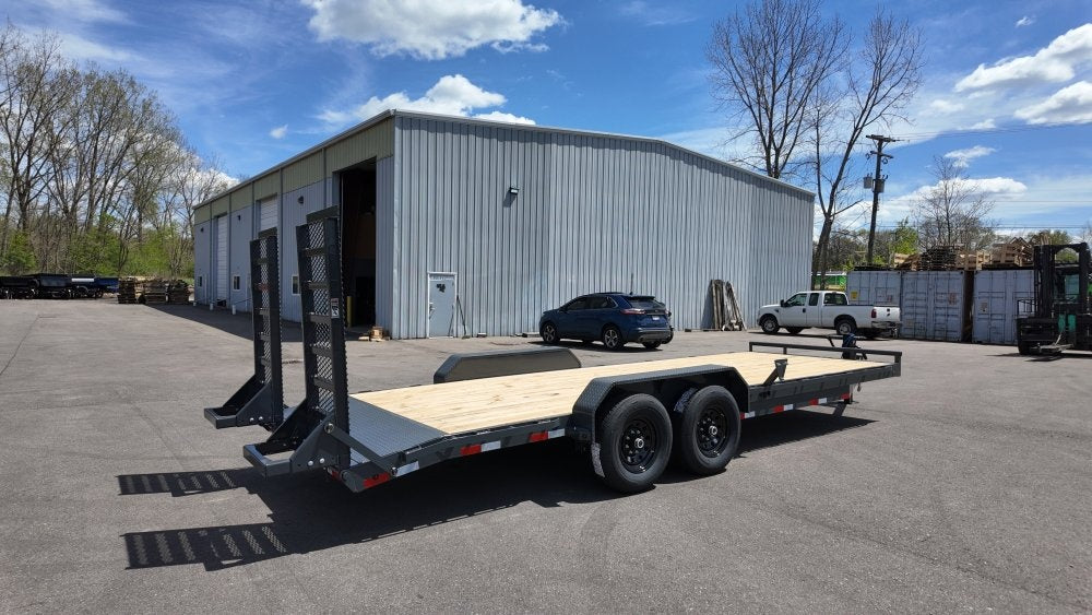 22' H6 Bumper Pull 7K Axles 2' Dovetail - Equipment Trailers - Stryker Dealership Group