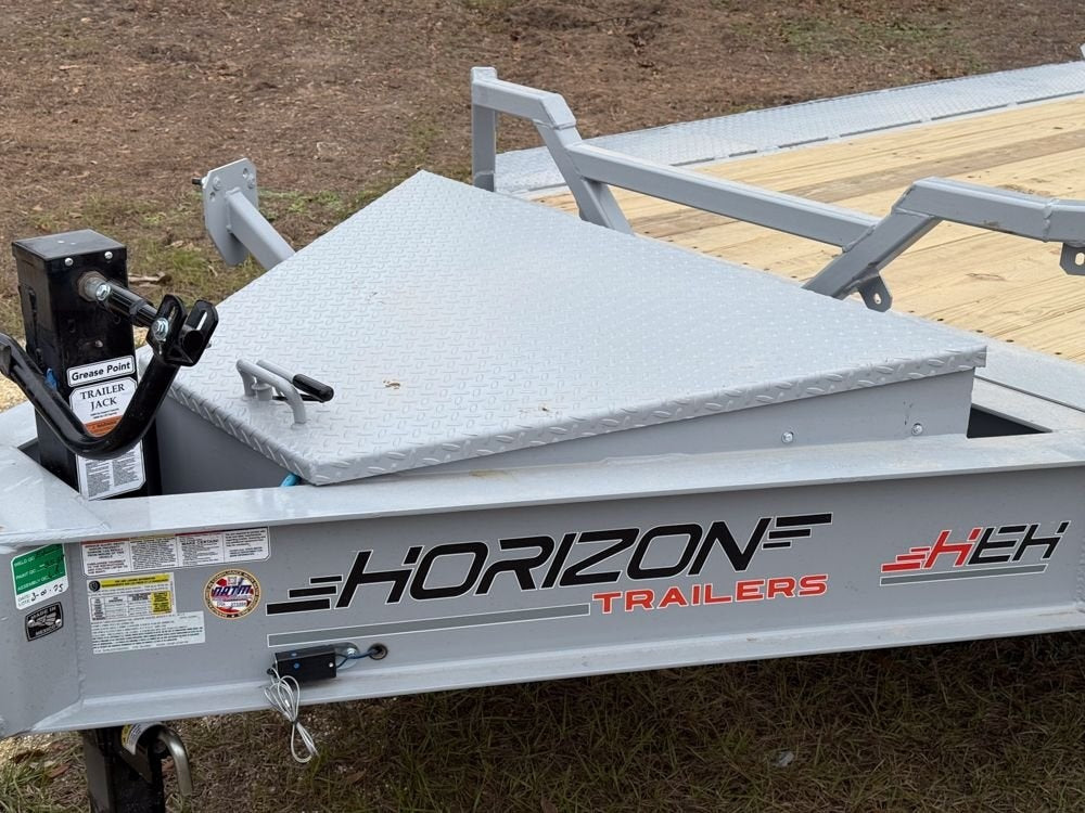 22' HEH Equipment Trailer (2) 10K Axles, Drive Over Fenders, 3' Dove W/ Mountain Ramps - Drive Over Fenders - Stryker Dealership Group