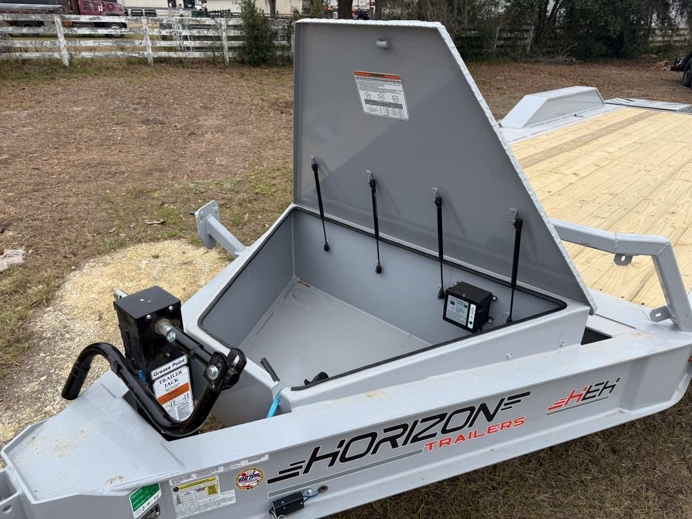 22' HEH Equipment Trailer (2) 10K Axles, Drive Over Fenders, 3' Dove W/ Mountain Ramps - Drive Over Fenders - Stryker Dealership Group