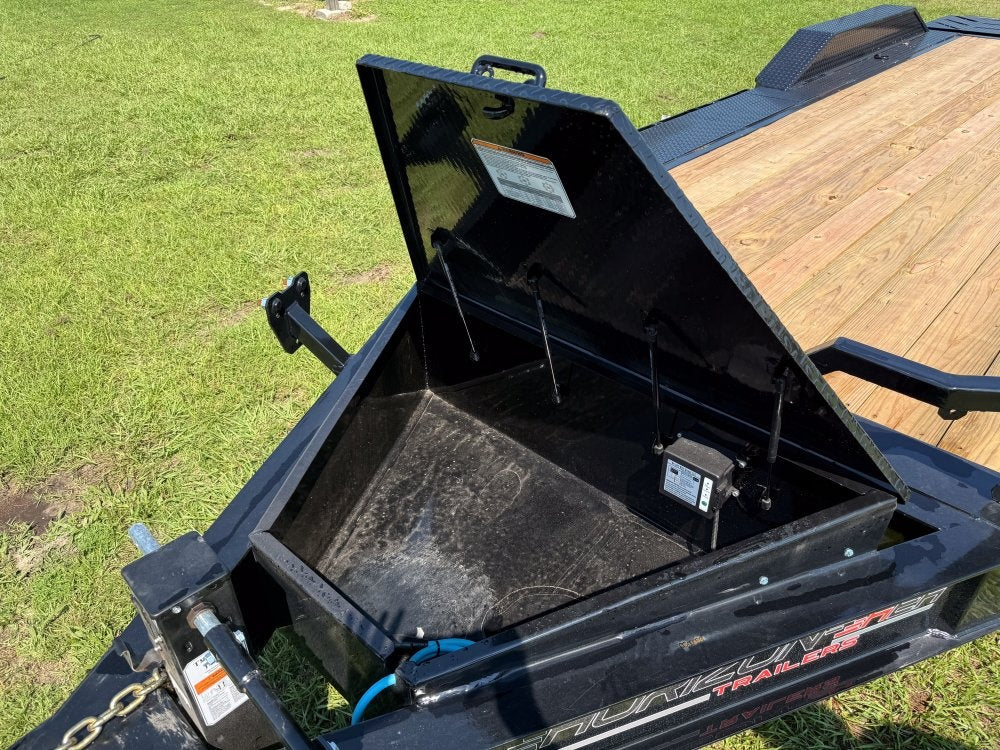 22' HEH Equipment Trailer (2) 10K Axles, Drive Over Fenders, 3' Dove W/ Mountain Ramps - Equipment Trailers - Stryker Dealership Group