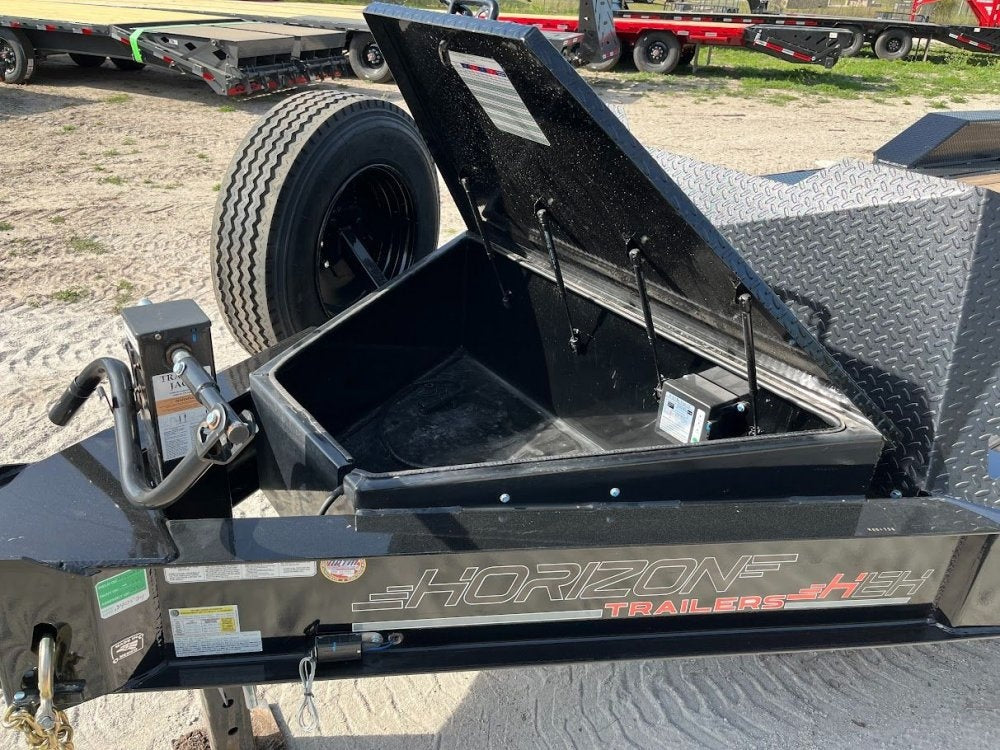 22' HEH Equipment Trailer (2) 10K Axles, Drive Over Fenders, 3' Dove W/Stand Up Ramps - Drive Over Fenders - Stryker Dealership Group