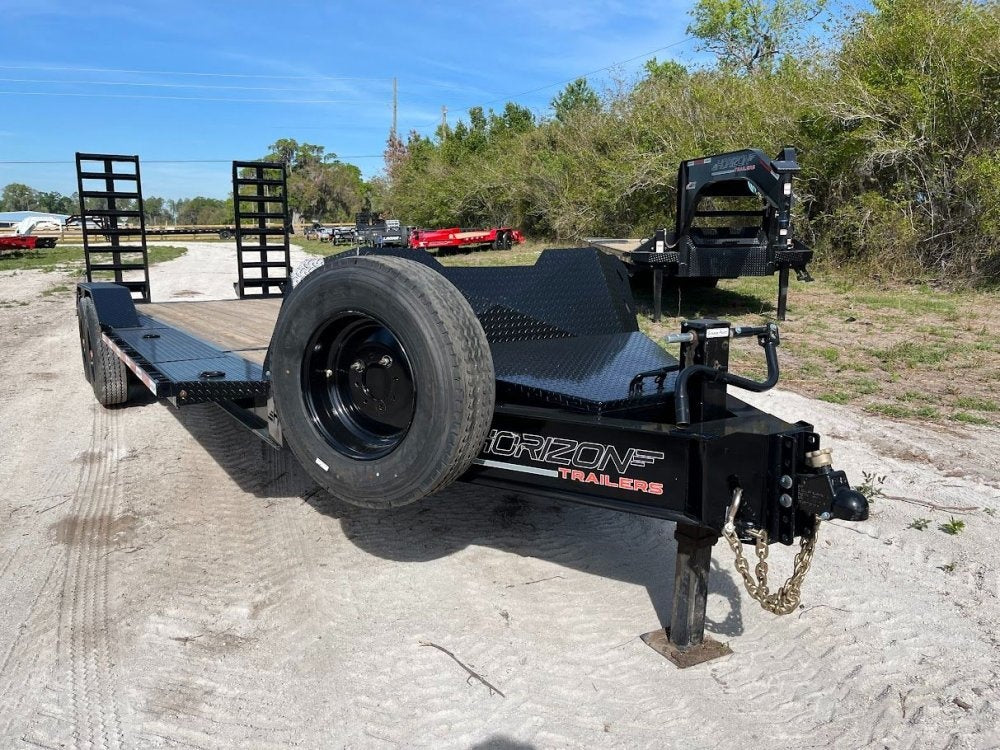 22' HEH Equipment Trailer (2) 10K Axles, Drive Over Fenders, 3' Dove W/Stand Up Ramps - Drive Over Fenders - Stryker Dealership Group