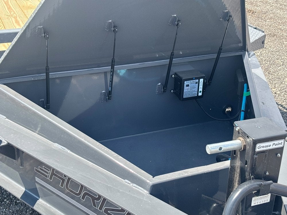 22' HEH Equipment Trailer (2) 10K Axles, Drive Over Fenders, 3' Dove W/Stand Up Ramps - Equipment Trailers - Stryker Dealership Group