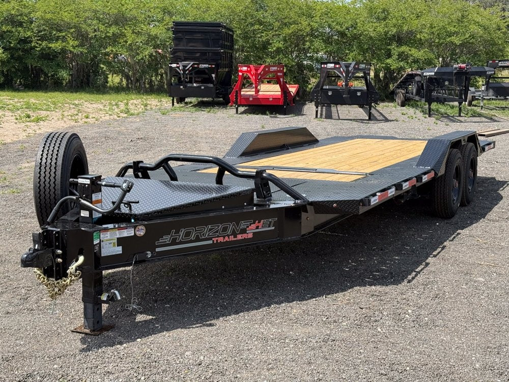 22' HET Tilt Equipment Trailer Bumper Pull 102" Wide (2) 10K Axles - Equipment Tilt - Stryker Dealership Group