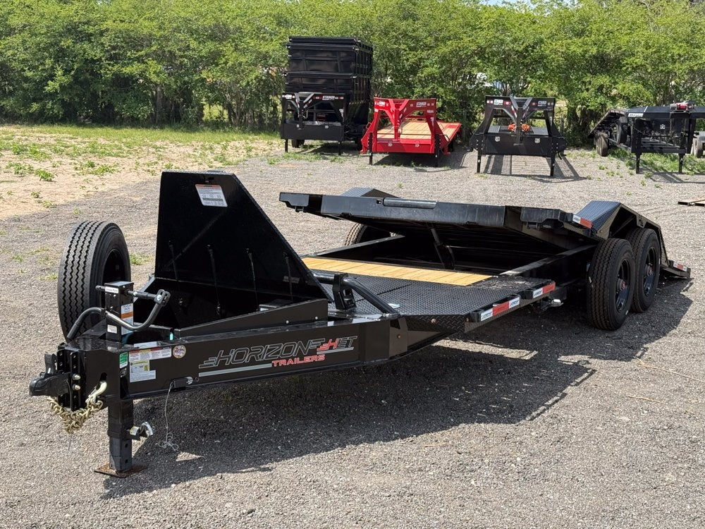 22' HET Tilt Equipment Trailer Bumper Pull 102" Wide (2) 10K Axles - Equipment Tilt - Stryker Dealership Group