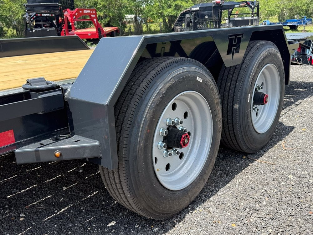 22' I-Beam Equipment Trailer Mega Ramps BP - 8k Axles - 17.6k - Equipment Trailers - Stryker Dealership Group