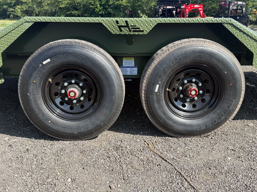 22' Tilt Equipment Trailer (2) 8K Axles 102" Wide - Equipment Tilt - Stryker Dealership Group
