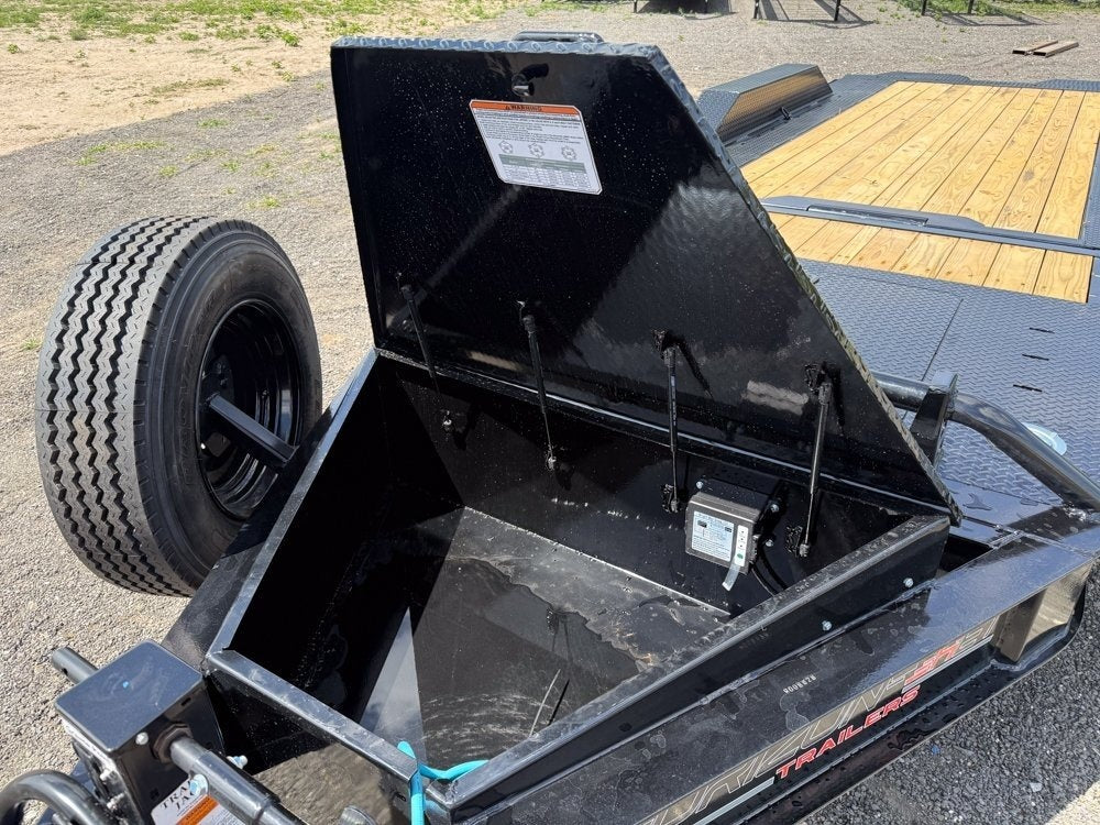 22' Tilt Equipment Trailer Bumper Pull 102" Wide (2) 10K Axles - Equipment Tilt - Stryker Dealership Group