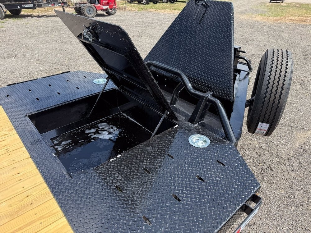 22' Tilt Equipment Trailer Bumper Pull 102" Wide (2) 10K Axles - Equipment Tilt - Stryker Dealership Group