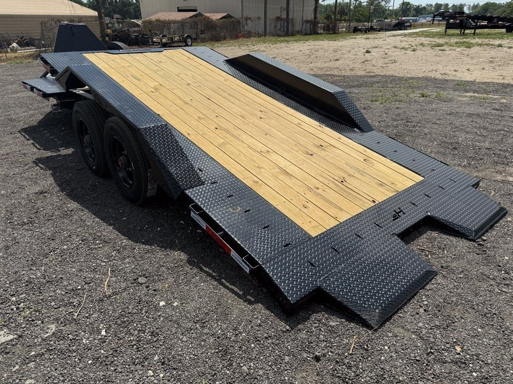 22' Tilt Equipment Trailer Bumper Pull 102" Wide (2) 10K Axles - Equipment Tilt - Stryker Dealership Group