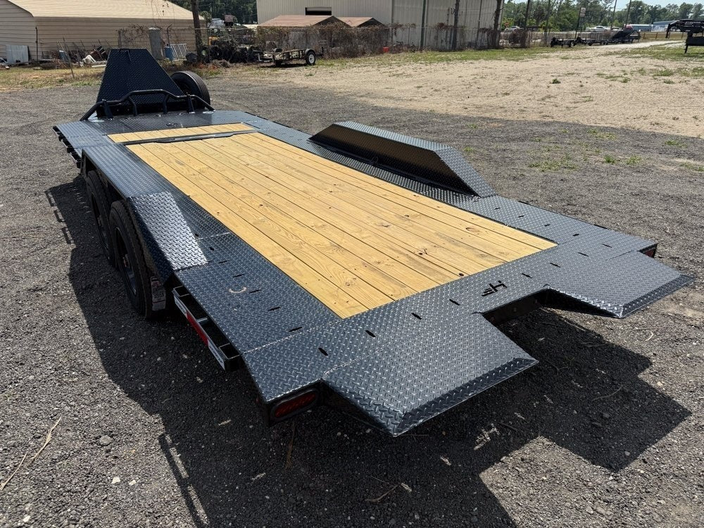 22' Tilt Equipment Trailer Bumper Pull 102" Wide (2) 10K Axles - Equipment Tilt - Stryker Dealership Group