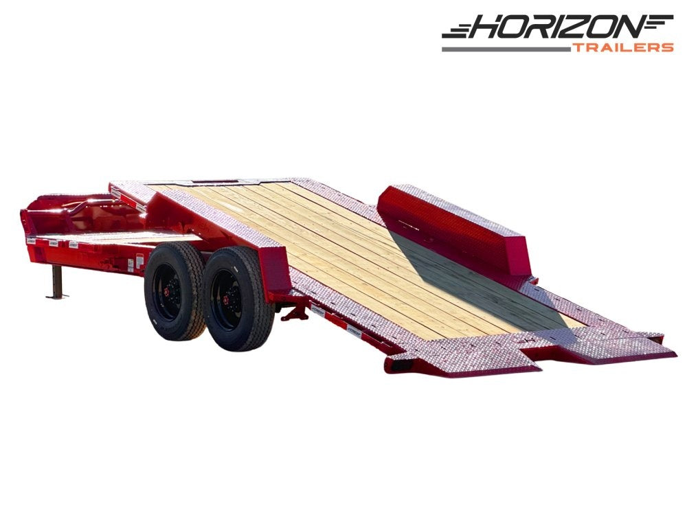 22' Tilt Equipment Trailer Bumper Pull 82" Wide (2) 10K Axles - Equipment Trailers - Stryker Dealership Group