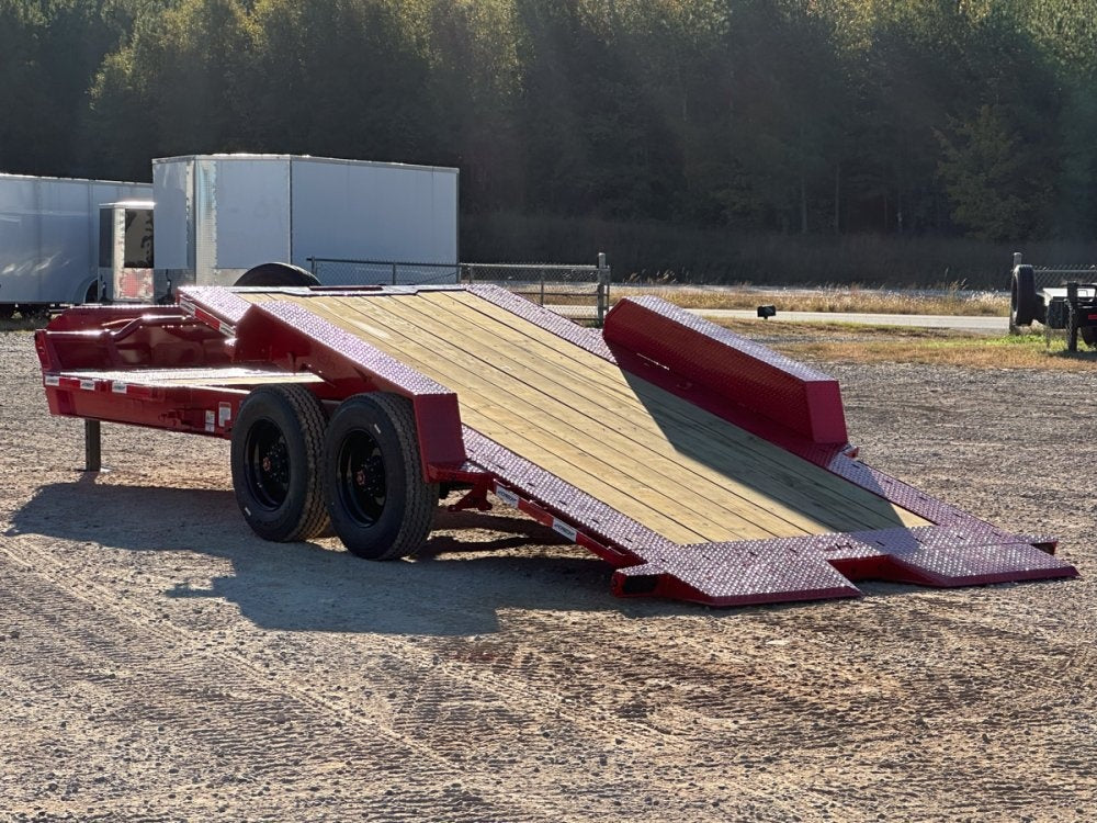 22' Tilt Equipment Trailer Bumper Pull 82" Wide (2) 10K Axles - Equipment Trailers - Stryker Dealership Group