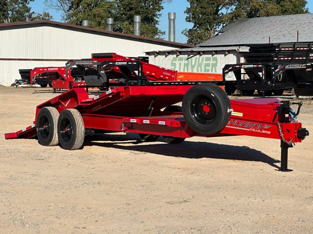 22' Tilt Equipment Trailer Bumper Pull 82" Wide (2) 10K Axles - Equipment Trailers - Stryker Dealership Group