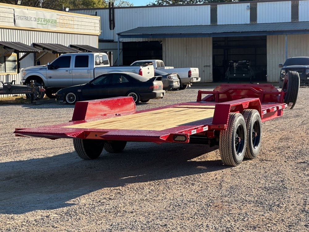 22' Tilt Equipment Trailer Bumper Pull 82" Wide (2) 10K Axles - Equipment Trailers - Stryker Dealership Group