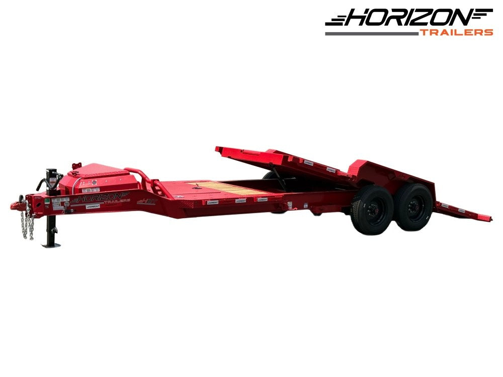 22' Tilt Equipment Trailer Bumper Pull 83" Wide (2) 10K Axles - Equipment Tilt - Stryker Dealership Group