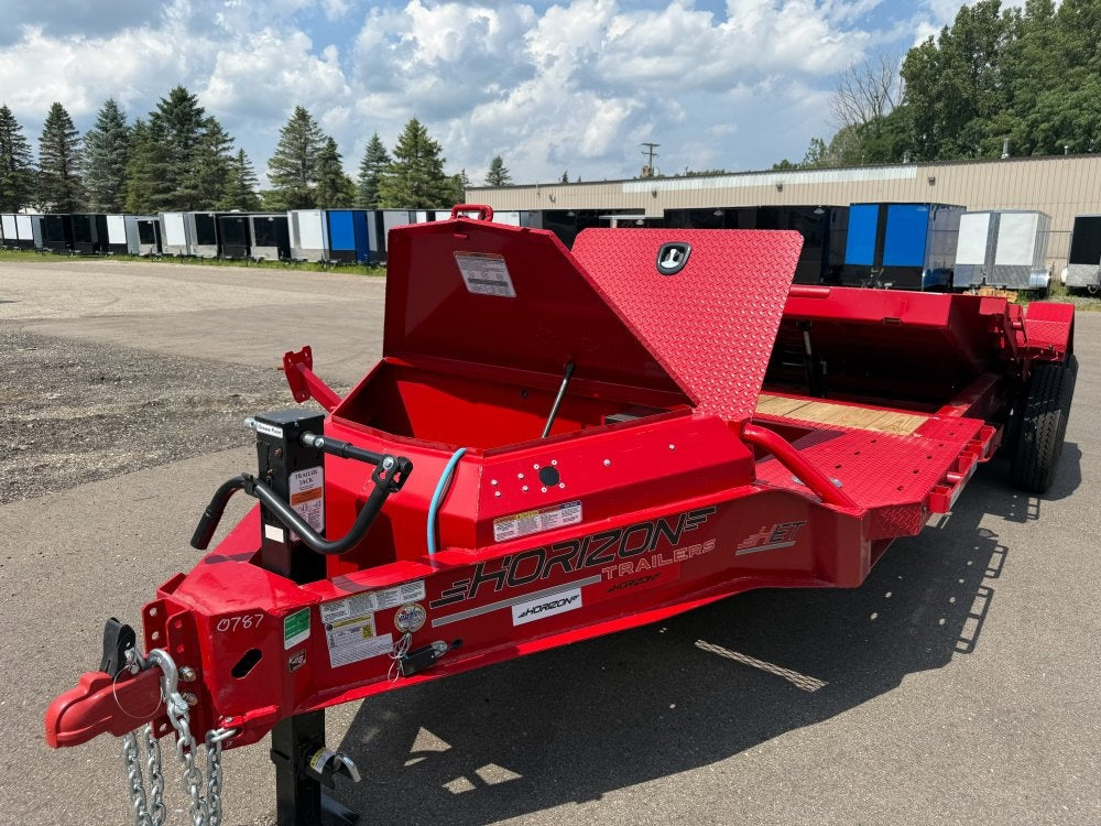 22' Tilt Equipment Trailer Bumper Pull 83" Wide (2) 10K Axles - Equipment Tilt - Stryker Dealership Group