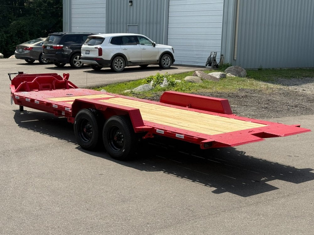 22' Tilt Equipment Trailer Bumper Pull 83" Wide (2) 10K Axles - Equipment Tilt - Stryker Dealership Group