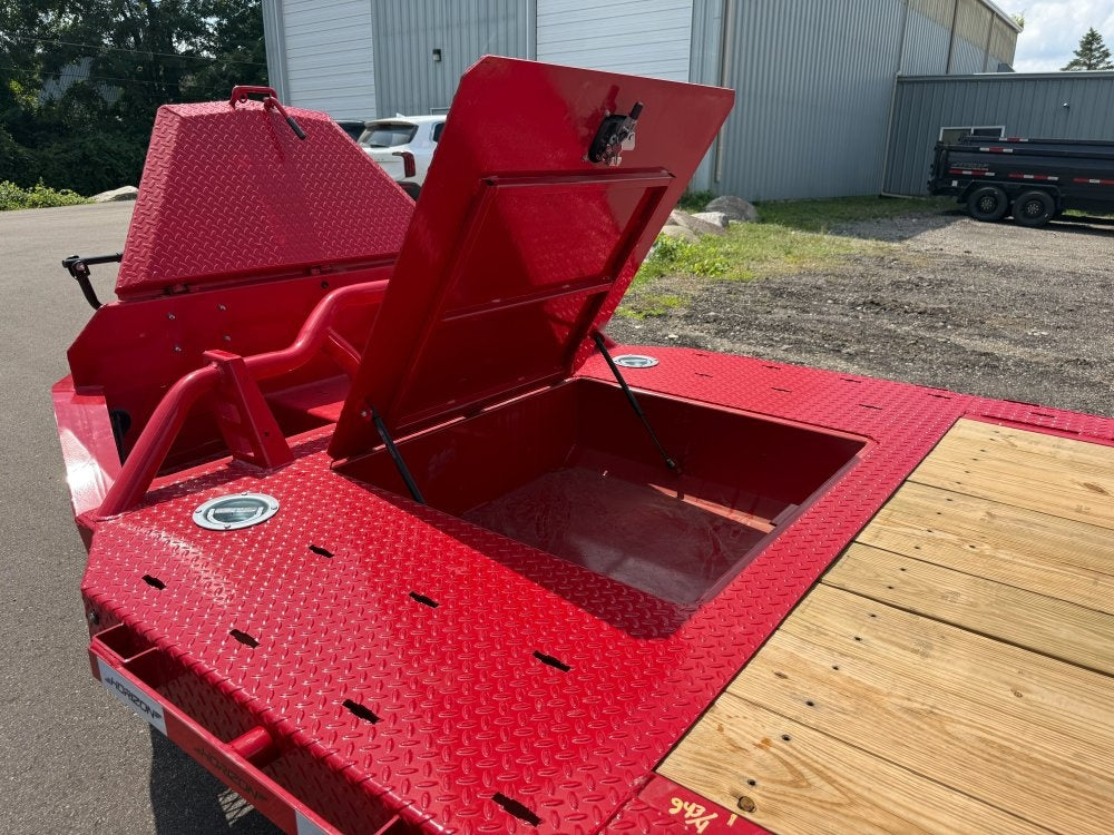 22' Tilt Equipment Trailer Bumper Pull 83" Wide (2) 10K Axles - Equipment Tilt - Stryker Dealership Group