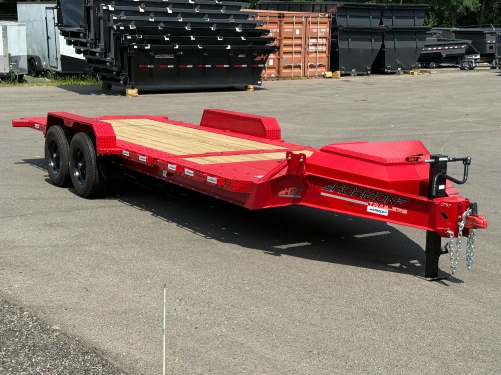 22' Tilt Equipment Trailer Bumper Pull 83" Wide (2) 10K Axles - Equipment Tilt - Stryker Dealership Group