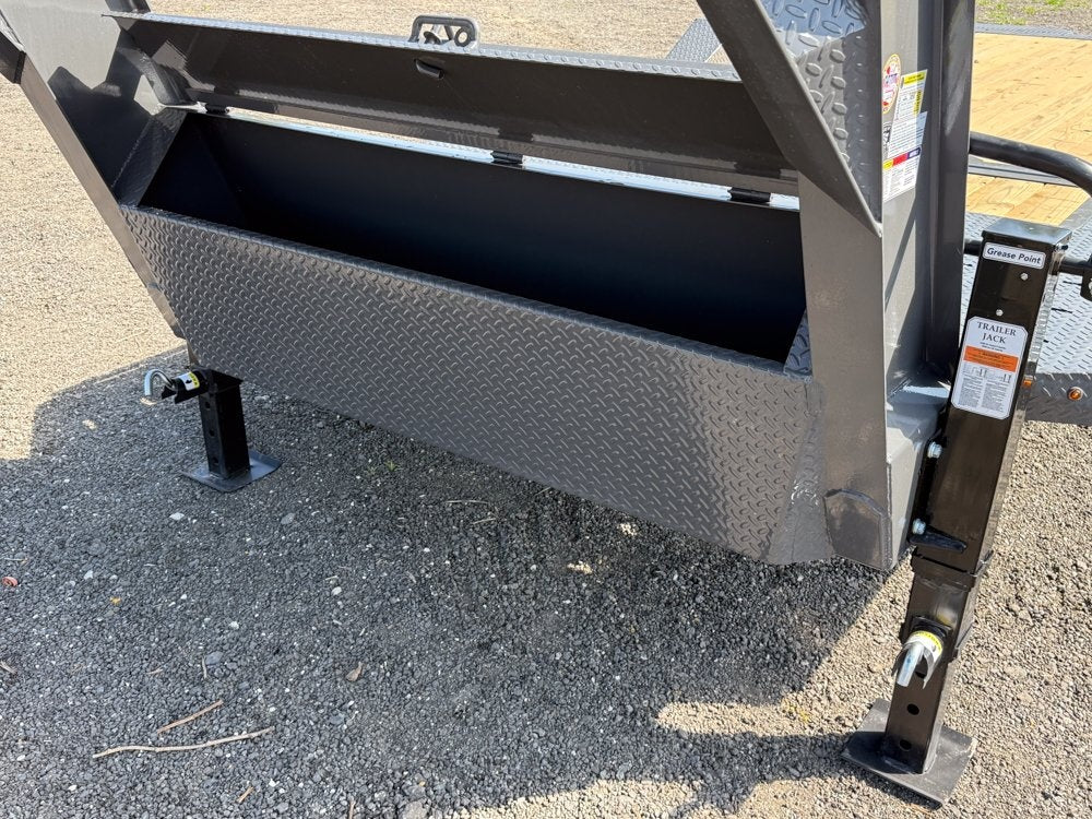 22' Tilt Equipment Trailer Gooseneck 102" Wide (2) 10K Axles - Equipment Tilt - Stryker Dealership Group