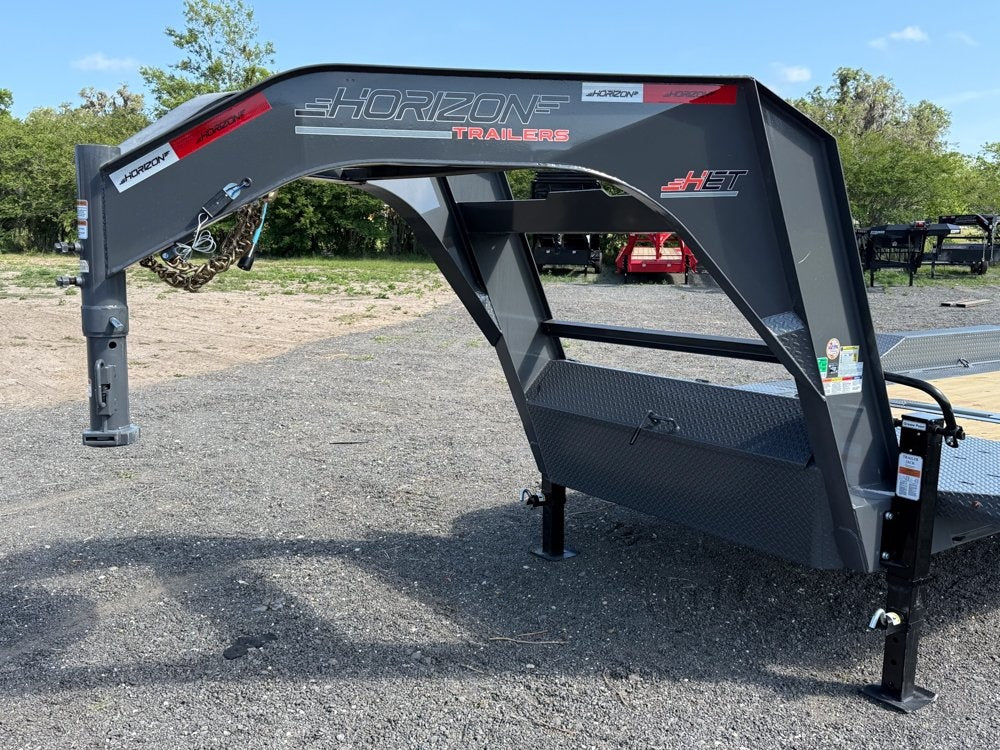 22' Tilt Equipment Trailer Gooseneck 102" Wide (2) 10K Axles - Equipment Tilt - Stryker Dealership Group