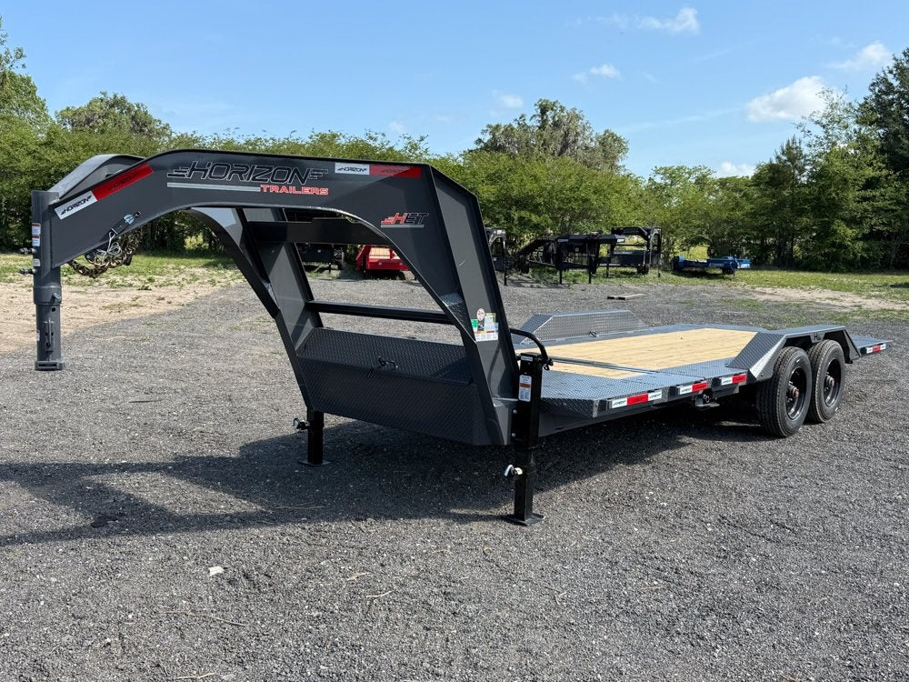 22' Tilt Equipment Trailer Gooseneck 102" Wide (2) 10K Axles - Equipment Tilt - Stryker Dealership Group