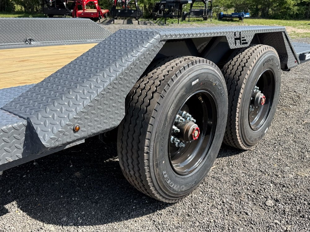 22' Tilt Equipment Trailer Gooseneck 102" Wide (2) 10K Axles - Equipment Tilt - Stryker Dealership Group