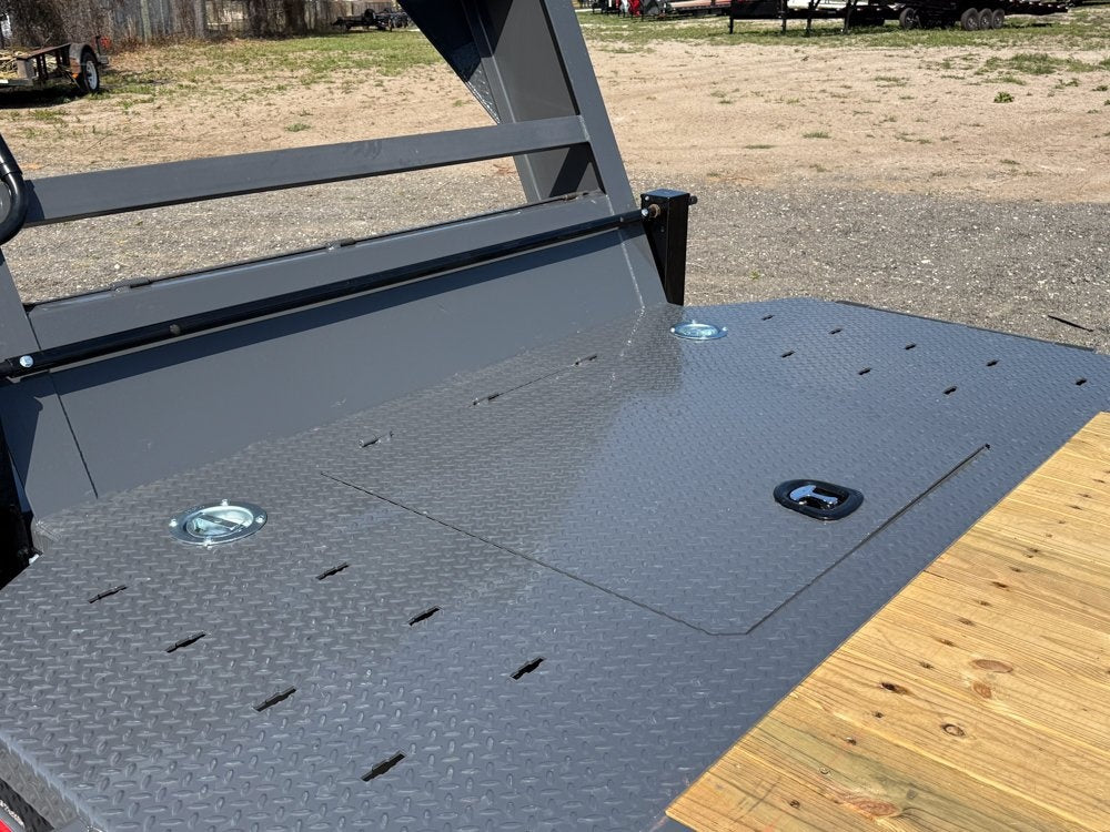 22' Tilt Equipment Trailer Gooseneck 102" Wide (2) 10K Axles - Equipment Tilt - Stryker Dealership Group