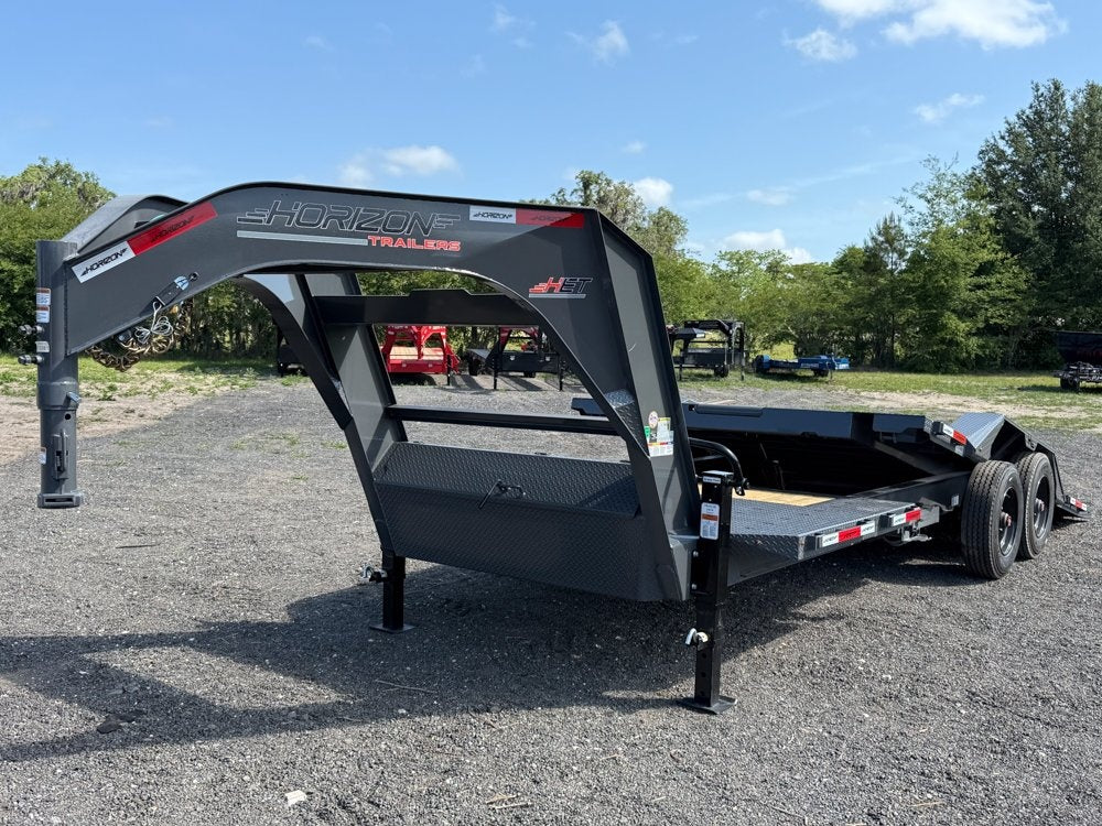 22' Tilt Equipment Trailer Gooseneck 102" Wide (2) 10K Axles - Equipment Tilt - Stryker Dealership Group