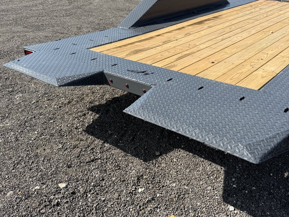 22' Tilt Equipment Trailer Gooseneck 102" Wide (2) 10K Axles - Equipment Tilt - Stryker Dealership Group