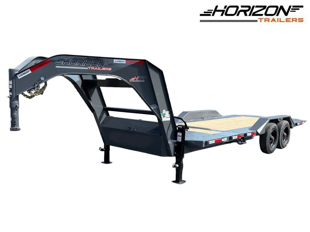 22' Tilt Equipment Trailer Gooseneck 102" Wide (2) 10K Axles - Equipment Tilt - Stryker Dealership Group