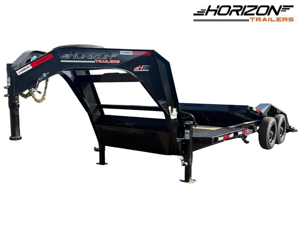 22' Tilt Equipment Trailer Gooseneck 102" Wide (2) 10K Axles - Equipment Tilt - Stryker Dealership Group