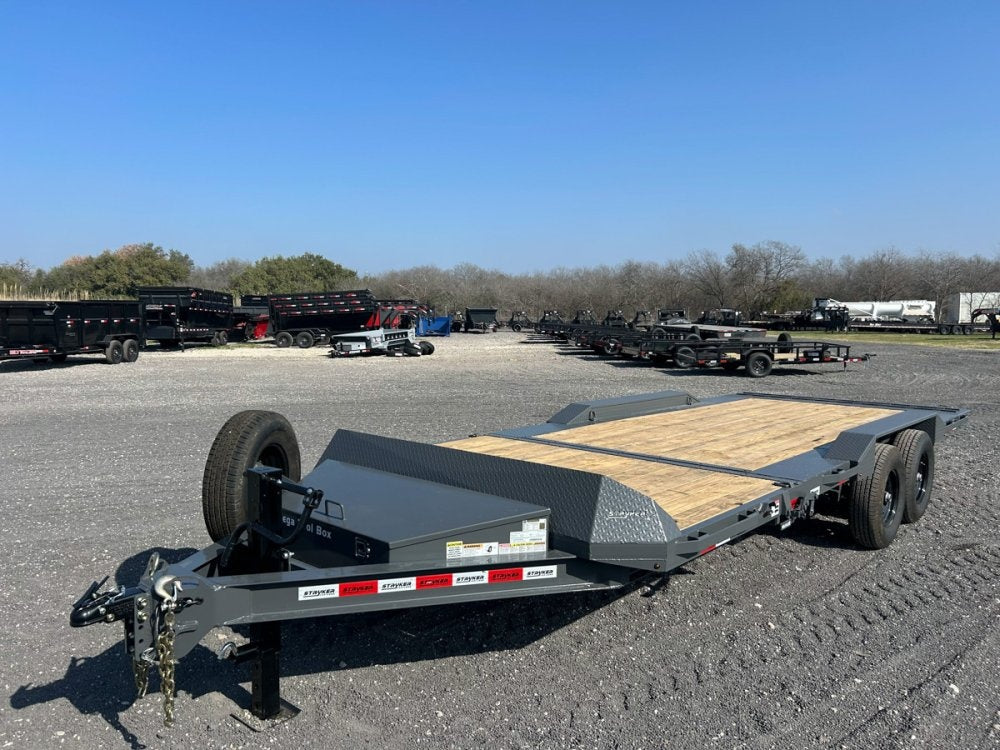 22' Tilt Trailer Drive Over Fenders, 7K Axles - Equipment Tilt - Equipment Trailers - Stryker Dealership Group