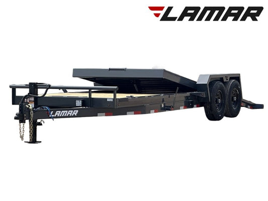 22' Tilt Trailer Lamar (2) 7K Axles 14K GVWR 10K Payload - Equipment Tilt - Stryker Dealership Group