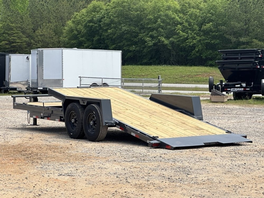 22' Tilt Trailer Lamar (2) 7K Axles 14K GVWR 10K Payload - Equipment Tilt - Stryker Dealership Group