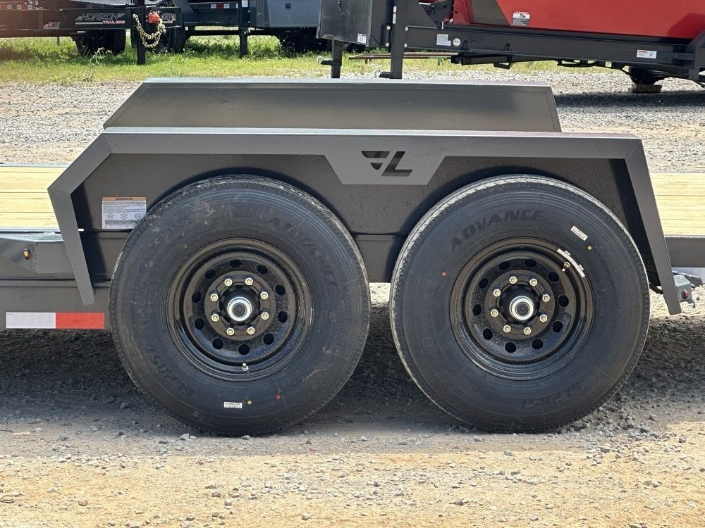 22' Tilt Trailer Lamar (2) 7K Axles 14K GVWR 10K Payload - Equipment Tilt - Stryker Dealership Group