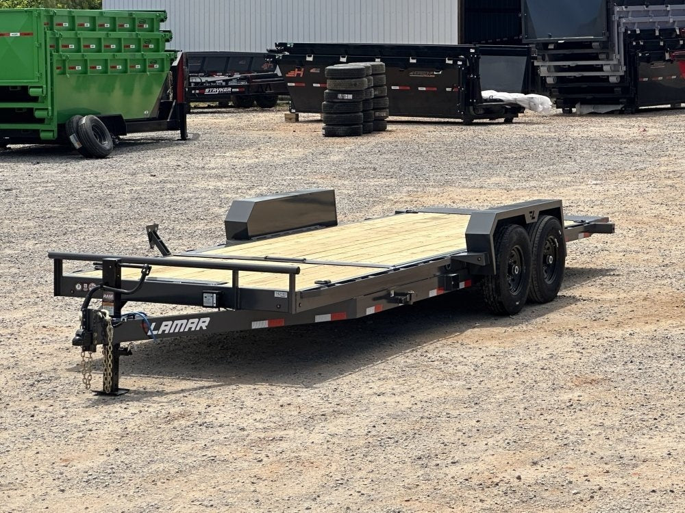 22' Tilt Trailer Lamar (2) 7K Axles 14K GVWR 10K Payload - Equipment Tilt - Stryker Dealership Group