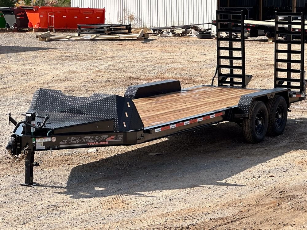 22' x 83" EHZ BP EQUIPMENT TRAILER (2) 7K Axles, Mega Ramps, 14 Ply Tires - Equipment Trailers - Stryker Dealership Group