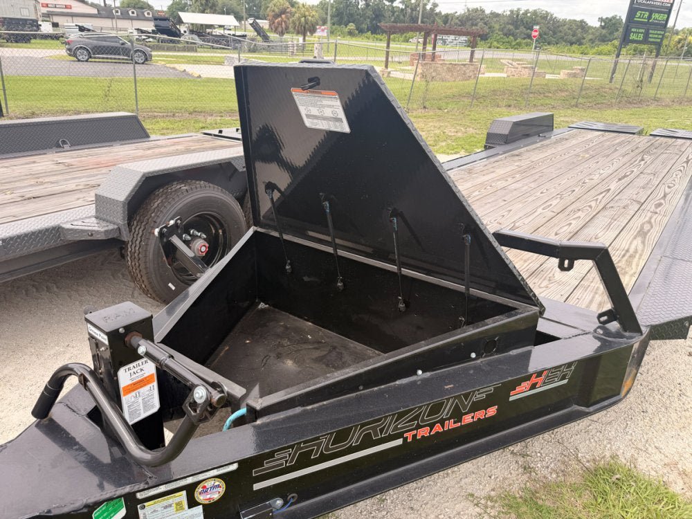24' HEH Bumper Pull Equipment Trailer (2) 10K Axles, 3' Dove W/ Mountain Ramps 11823 - Stryker Dealership Group