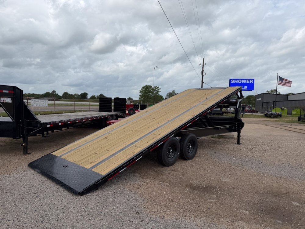 24' Horizon FFT Gooseneck Full Deckover TIlt Trailer - (2) 7K Axles 16920 - Stryker Dealership Group