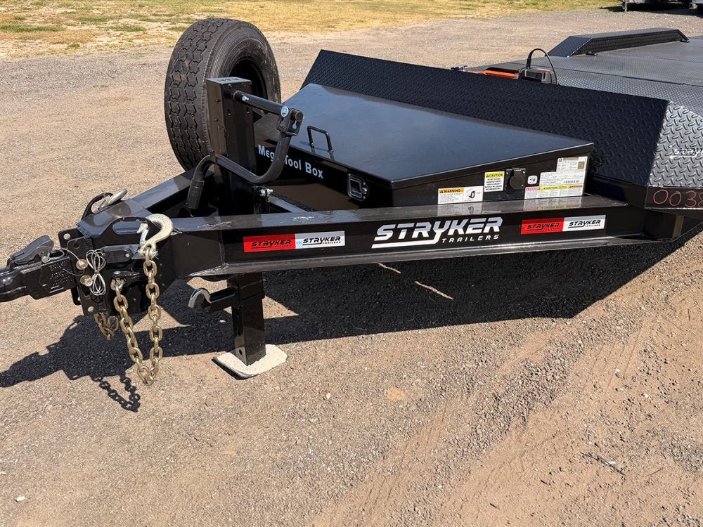 24' Tilt Trailer Drive Over Fenders, Steel Floor, 8K Axles 003822 - Stryker Dealership Group