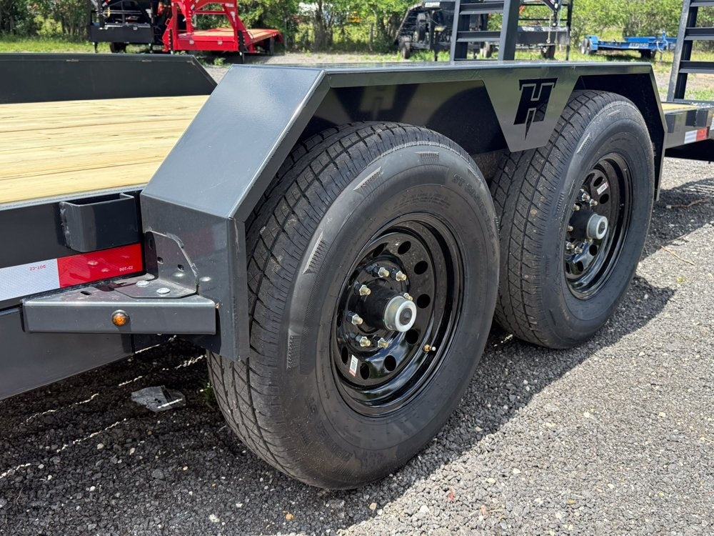 24' BP Equipment Trailer Stand Up Ramps - 7k Axles - Equipment Trailers - Stryker Dealership Group