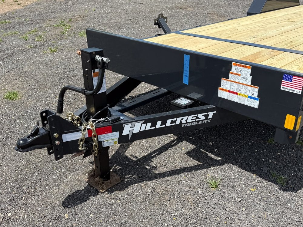 24' BP Equipment Trailer Stand Up Ramps - 7k Axles - Equipment Trailers - Stryker Dealership Group