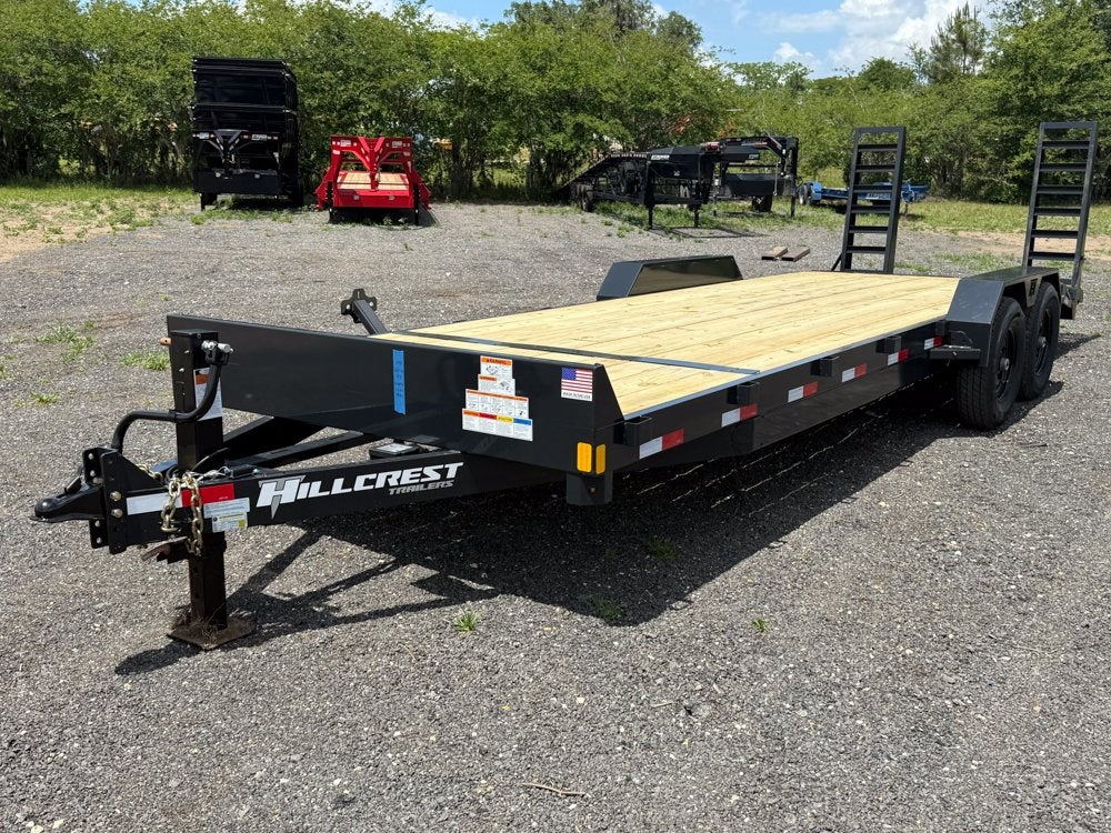 24' BP Equipment Trailer Stand Up Ramps - 7k Axles - Equipment Trailers - Stryker Dealership Group