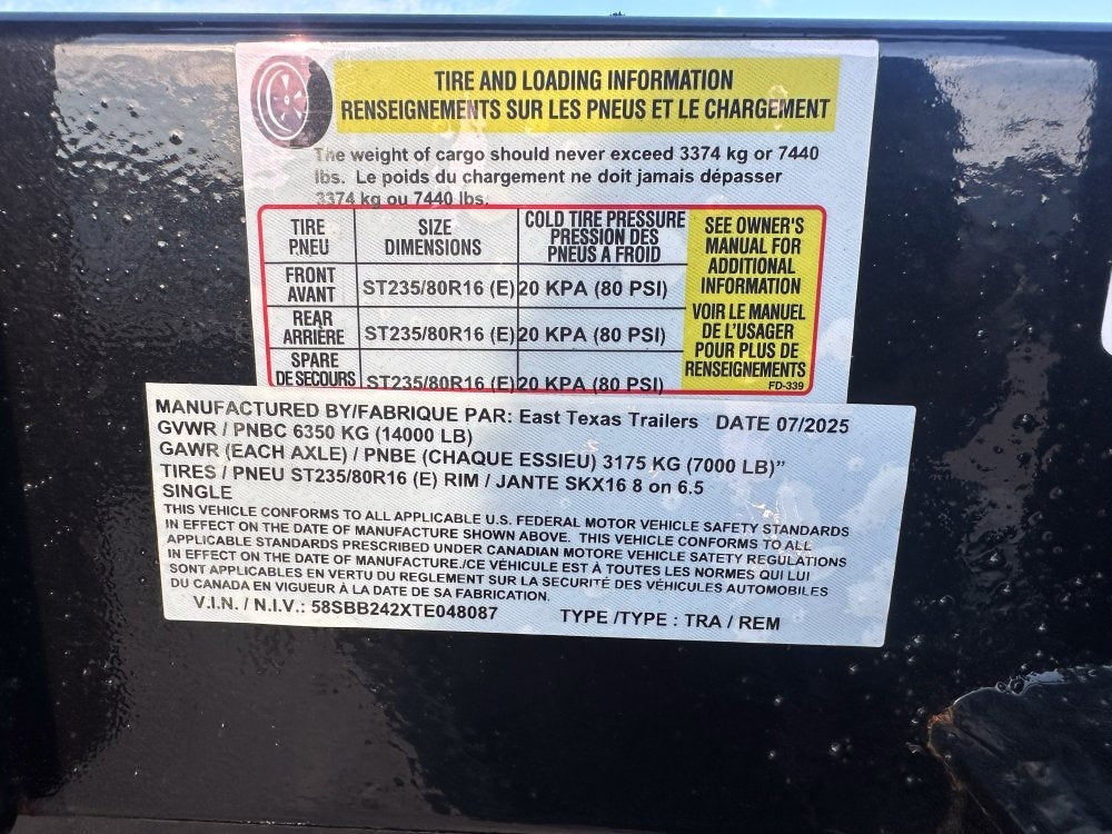 24' Bumper Pull Tilt Deckover Trailer - 7k Axles - Tilt Trailers - Stryker Dealership Group